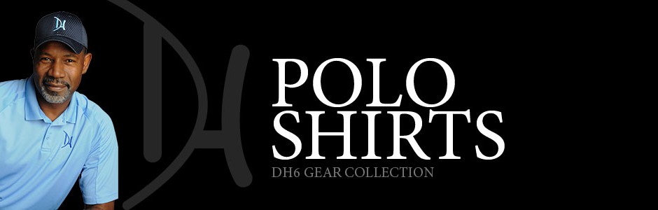 DH6 Golf Polo Shirts by Dennis Haysbert